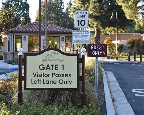 laguna woods village gate 1.